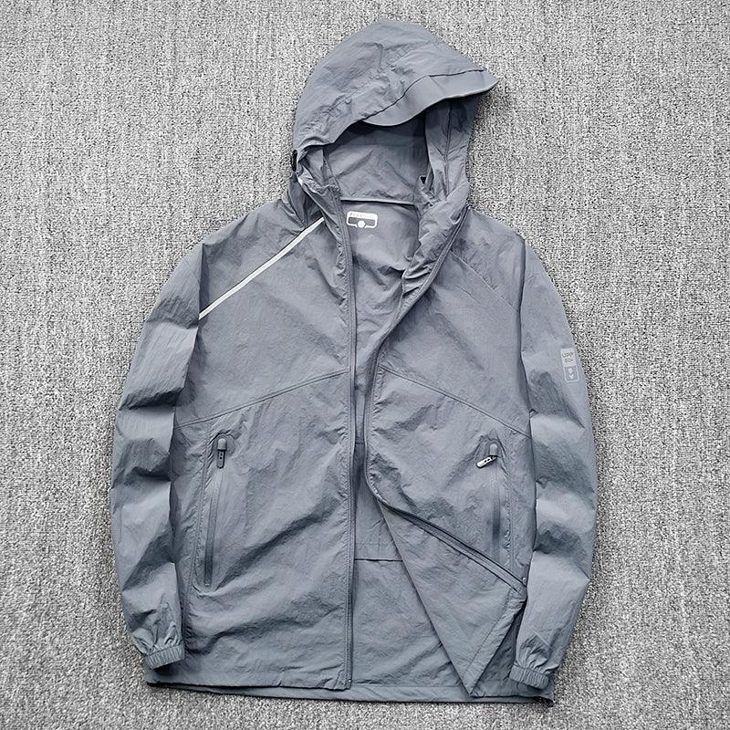 Chamarras con air, 2 ventiladores, Ajuste de tres niveles Protector solar transpirable Primavera y verano Hombres y mujeres, Chaquetas y abrigos finos - Ciaespinoza.com