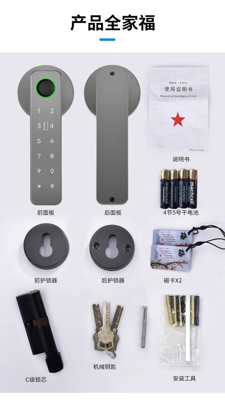 Cerradura inteligente Axiti para apartamento, hotel, habitación, con código, nfc, huellas dactilares, bluetooth - Ciaespinoza.com