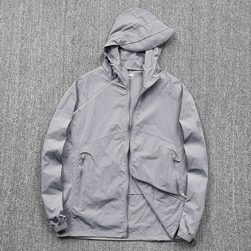Chamarras con air, 2 ventiladores, Ajuste de tres niveles Protector solar transpirable Primavera y verano Hombres y mujeres, Chaquetas y abrigos finos - Ciaespinoza.com