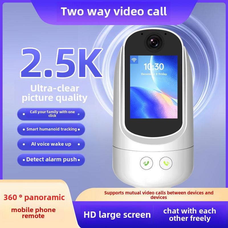 Camara de Monitoreo inteligente de llamadas de voz y video, tarea de los niños, teléfono móvil inalámbrico, cámara interior doméstica remota ultra clara - Ciaespinoza.com