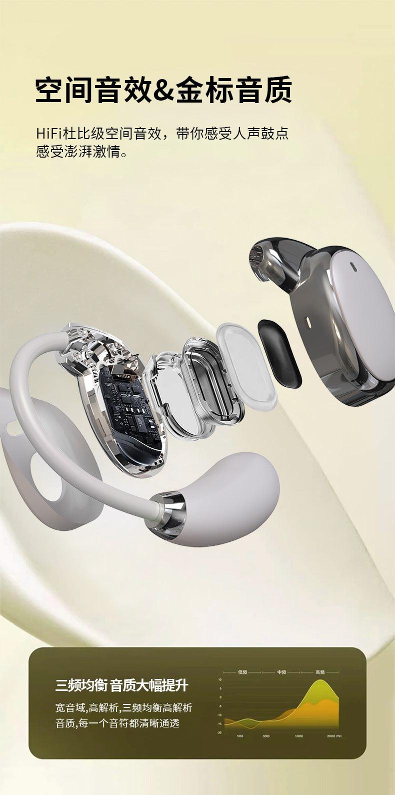 Auriculares de traducción V18, traductor inalámbrico Bluetooth, audífonos de interpretación simultánea inalámbrica multidiomas - Ciaespinoza.com