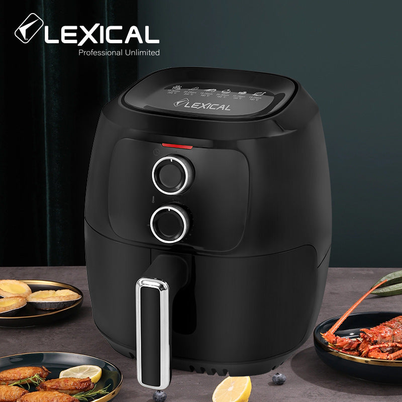 Freidora de Aire 4.5 L Multifuncional | Menos Aceite, Automática con Temporizador, Air Fryer Eléctrica para el Hogar