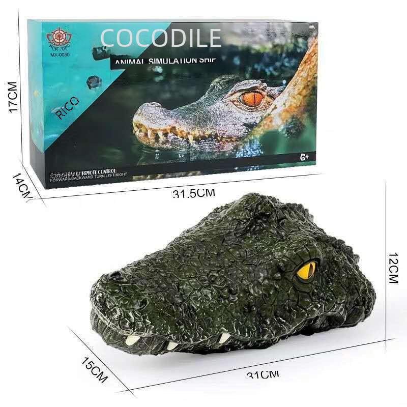 Cocodrilo control remoto 2.4Ghz barco lancha rápida juguete eléctrico - Ciaespinoza.com