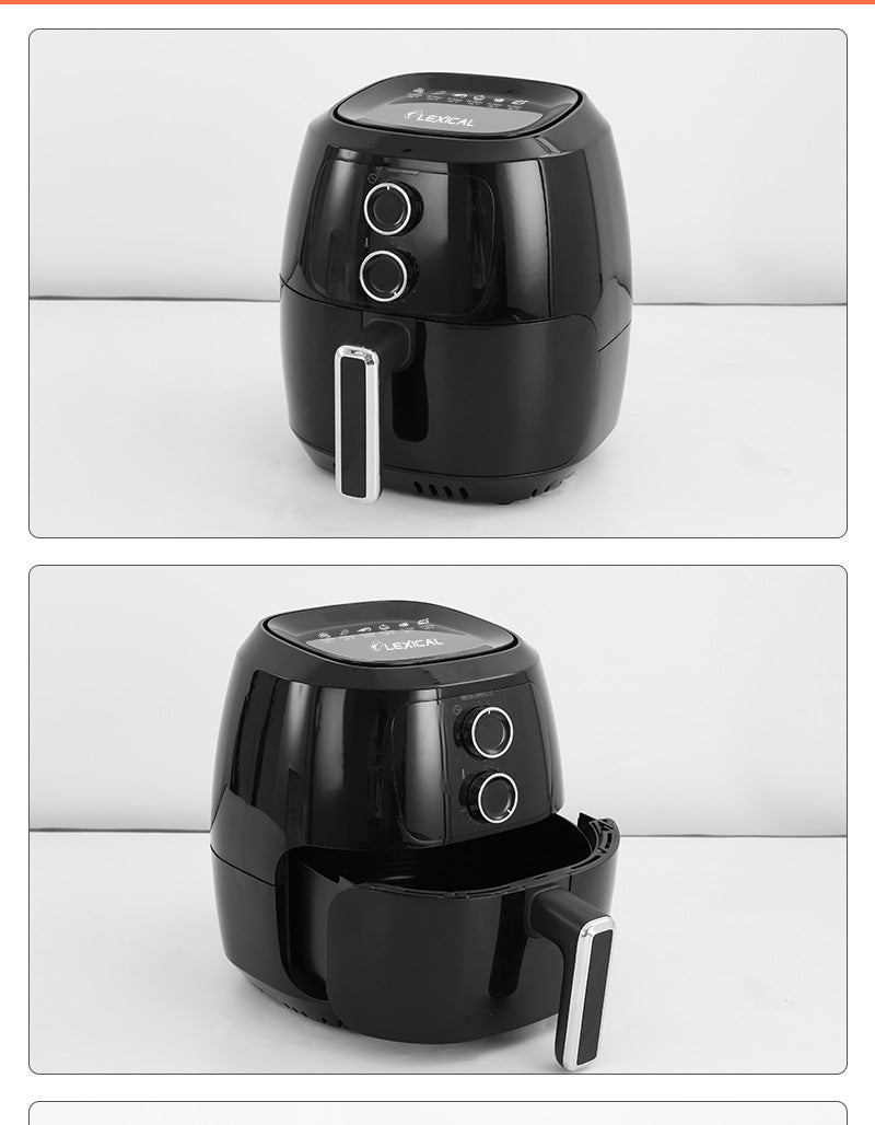 Freidora de Aire 4.5 L Multifuncional | Menos Aceite, Automática con Temporizador, Air Fryer Eléctrica para el Hogar