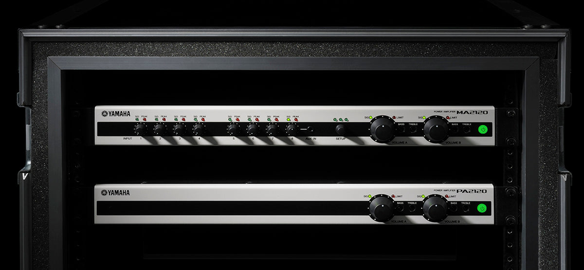 Amplificador | 2 zonas | 120w/200w a 70/100V | 100w a 8Ω | Compatible con MA2120