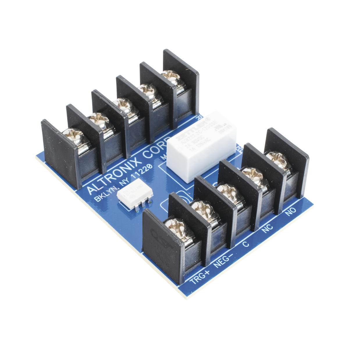 Relé Ultrasensible / Trigger 3-24VDC / Contactos DPDT 1A/120VAC o 2A/28VDC / Operación 12-24VDC / Para Sirenas y Paneles de Alarma