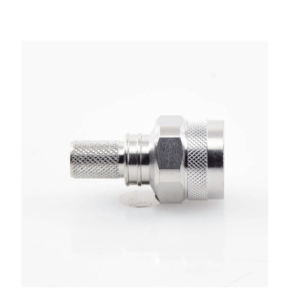Conector N Macho de PIN Cautivo, Anillo plegable, para cables 9913, LMR-400, LP400, CNT-400, RG8/U-SYS, RFLASH-1113, 8214, 7810A