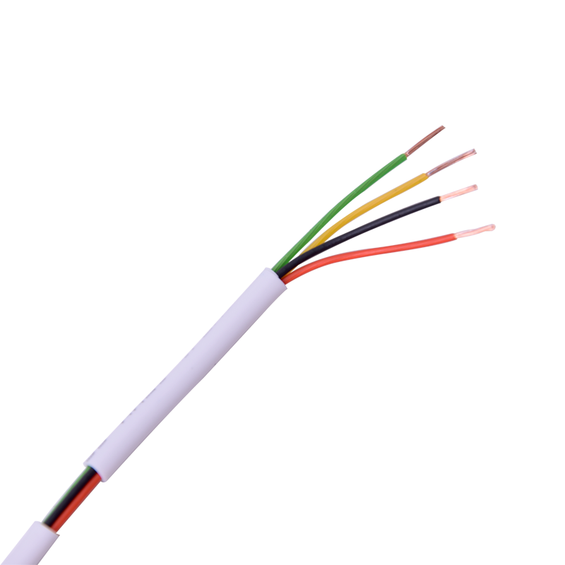 Bobina de 100 m (328 ft) / Cable para Alarma 4x22 AWG / CCA / Blanco