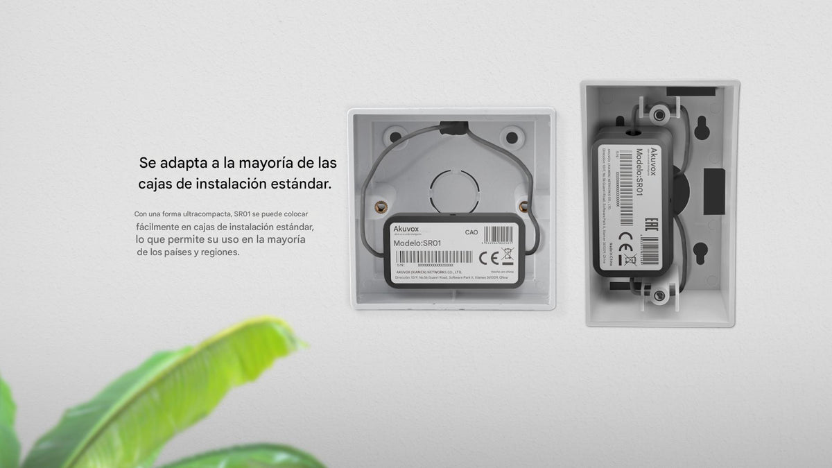 Relevador RS-485 Para Control de Puerta / Protección Contra Vandalismo / Compatible Con Frente de Calle AKUVOX / Agrega Una Puerta al Frente de Calle