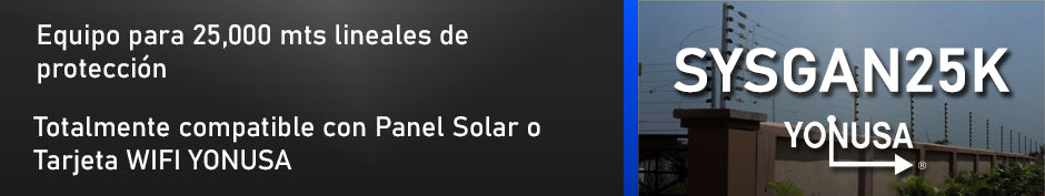 Energizador para Ganado 10,000Volts-2JOULES/ 25,000 metros lineales de protección / Cercas Electrificadas
