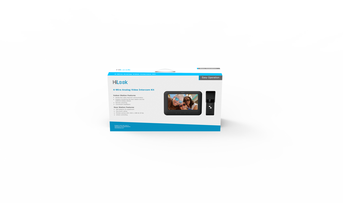 Kit de Videoportero Analógico con Pantalla LCD a Color de 7" / Frente de Calle para Exterior IP65 / Salida de Relevador