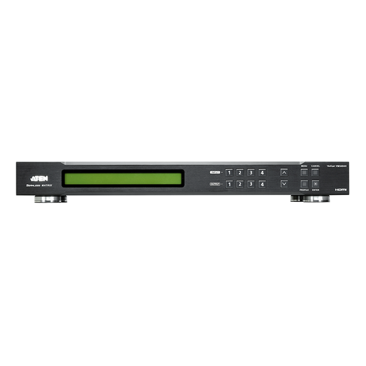 Switch de matriz HDMI | 4X4 | con escalador | compatible con videowall | seamless switch™ | IR | RS-232 | ethernet