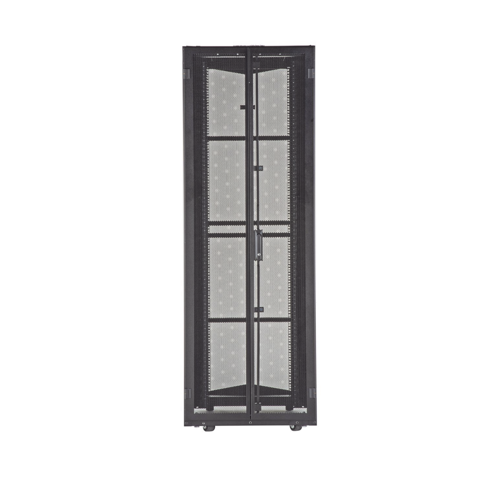 Gabinete FlexFusion para Centros de Datos, 42 UR, 600 mm de Ancho, 1070 mm de Profundidad, Fabricado en Acero, Color Negro