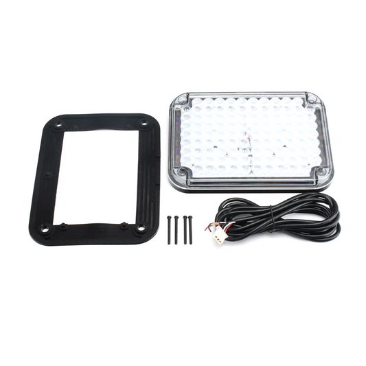 Luz de Advertencia de 9X7", Color Claro, Ideal para Ambulancias