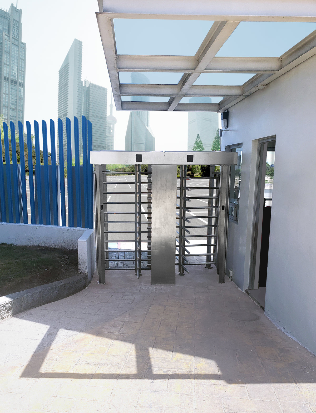 Torniquete Doble / Cuerpo Completo / Interior/Exterior / 100% Acero Inoxidable / Acabado de Lujo / Alto Tráfico