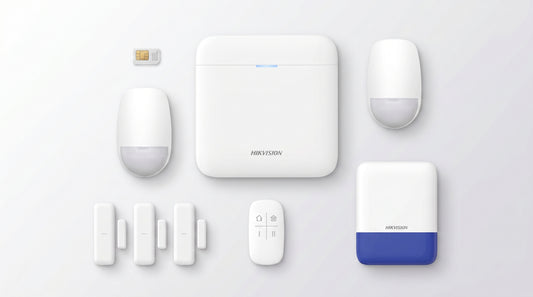 (AX PRO) KIT de Alarma AX PRO con GSM (3G/4G) / Incluye: 1 Hub / 2 Sensores PIR / 3 Contactos Magnéticos mini / 1 Control Remoto / 1 Sirena