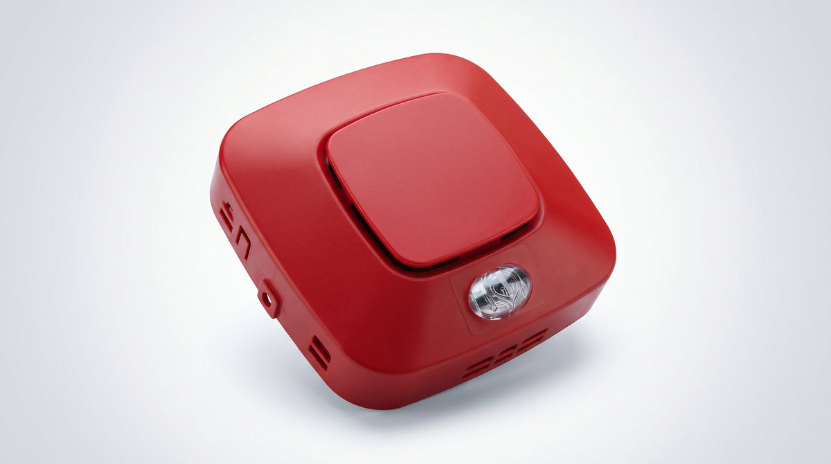 Sirena y Luz Direccional / 24V DC / IP65 / Consumo 500µA / 14 Tonos Programables / Aislador de Cortocircuito / EN 54-3 & EN 54-23