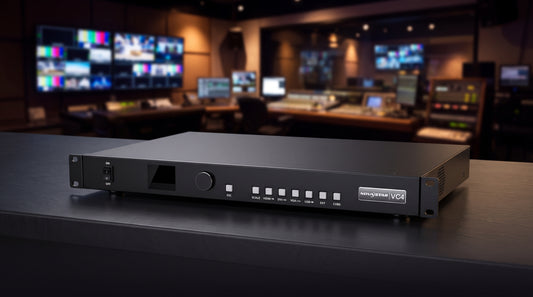 Controlador de Video LED VC4 / 4 Puertos Gigabit Ethernet / Entradas HDMI 1.3, DVI, VGA, CVBS / Salida Máxima 2.6 MP / Compatibilidad con RS232