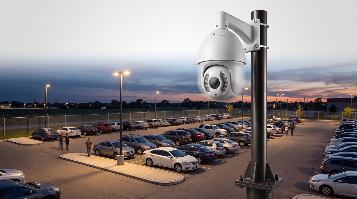 Cámara PTZ IP / 5 MP / Zoom Óptico 30x / WDR 120 dB / IR 150 m / IP66 IP67 IK10 / PoE / NDAA
