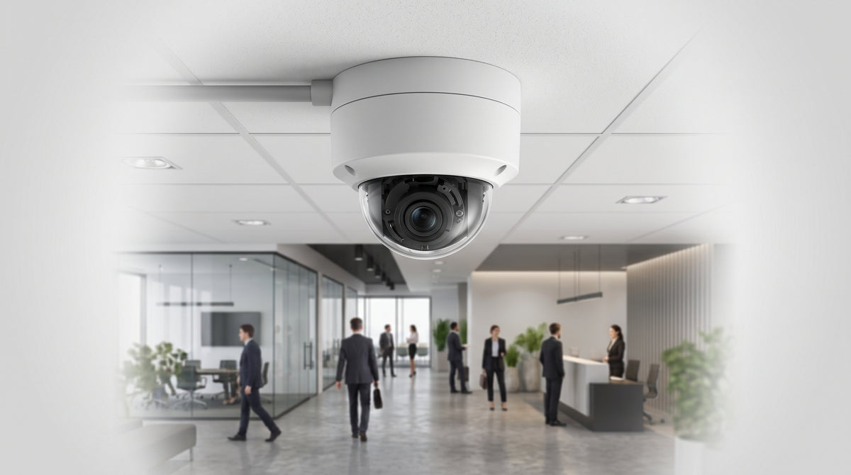 Cámara Mini Domo IP / 5 MP / Lente Varifocal Motorizado 2.7-13.5 mm / WDR 120 dB / IR 50 m / IP66 IP67 IK10 / PoE / NDAA