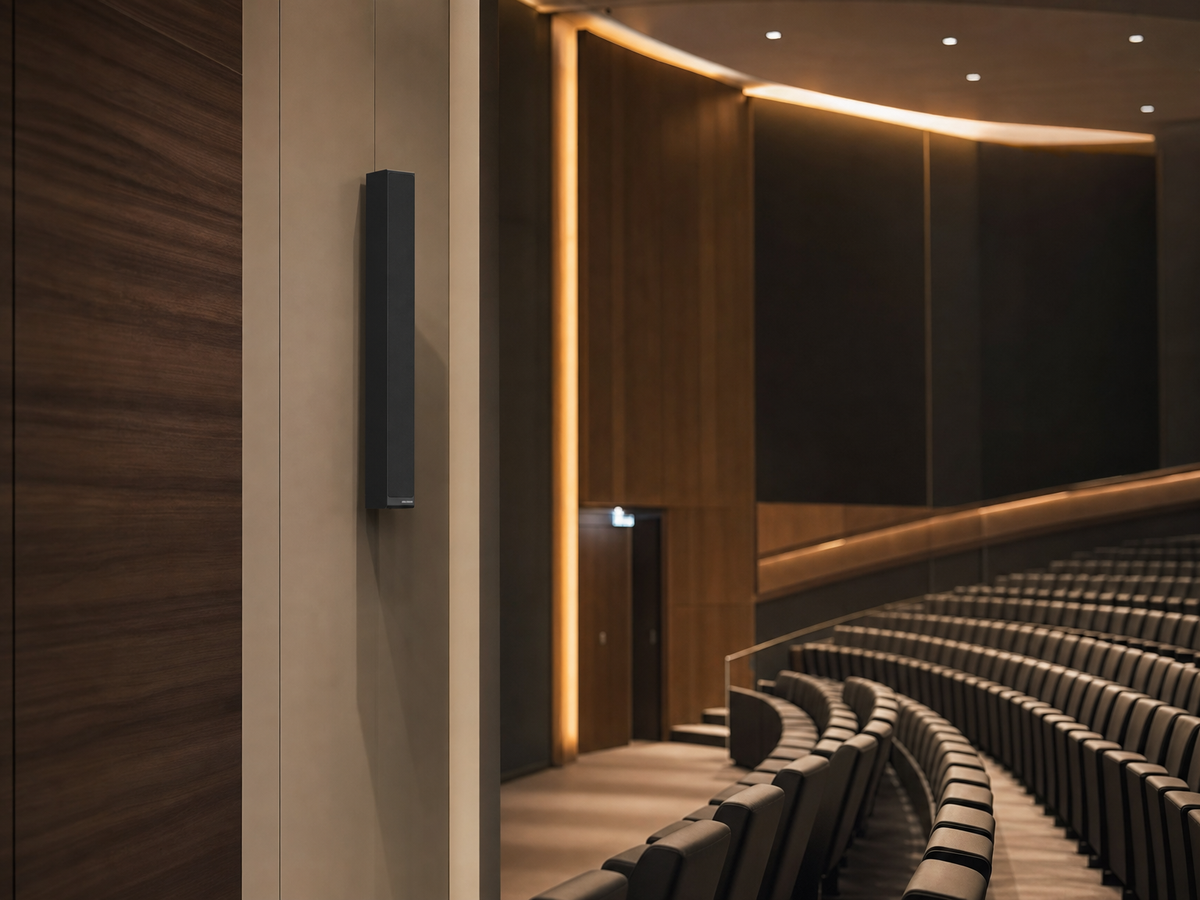 Altavoz Lineal Hikvision / 150W / 12 Unidades Neodimio / 90 dB Sensibilidad / 160° Horizontal / 25° Vertical / Speakon + Phoenix