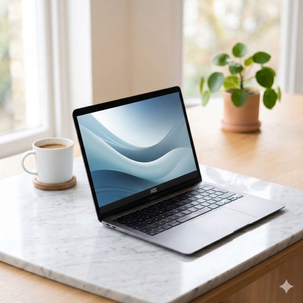 Laptop AOC AP15 / Intel Alder Lake N97 / 16 GB RAM DDR4 / 512 GB SSD / Wi-Fi 5 / Bluetooth 4.2 / Windows 11 / Puertos USB 3.0-3.2-USB-C-HDMI