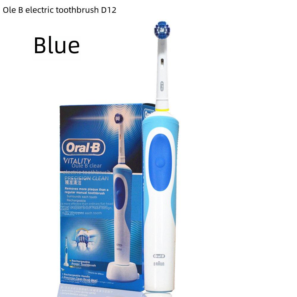 Cepillo de Dientes Electrico Oral B D12 y D100 Adulto Recargable Rotativo de Cerdas Suaves - Ciaespinoza.com