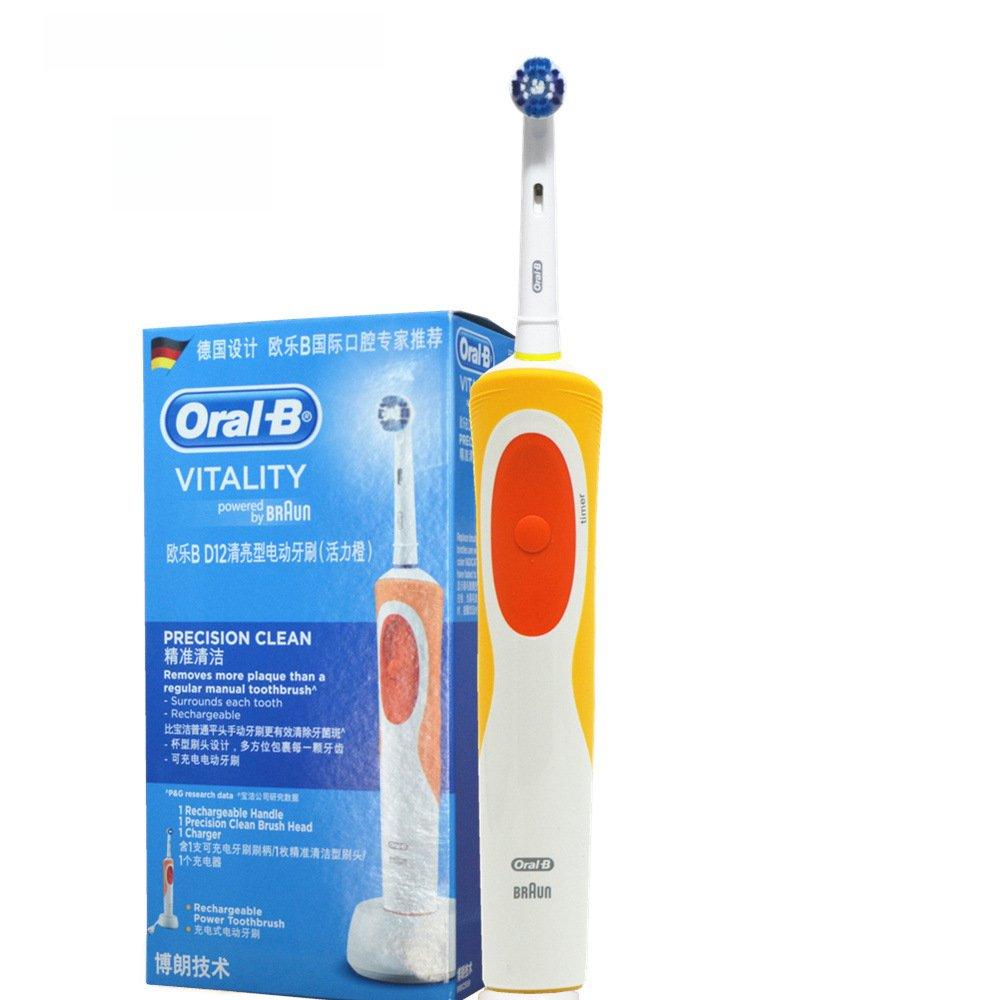 Cepillo de Dientes Electrico Oral B D12 y D100 Adulto Recargable Rotativo de Cerdas Suaves - Ciaespinoza.com