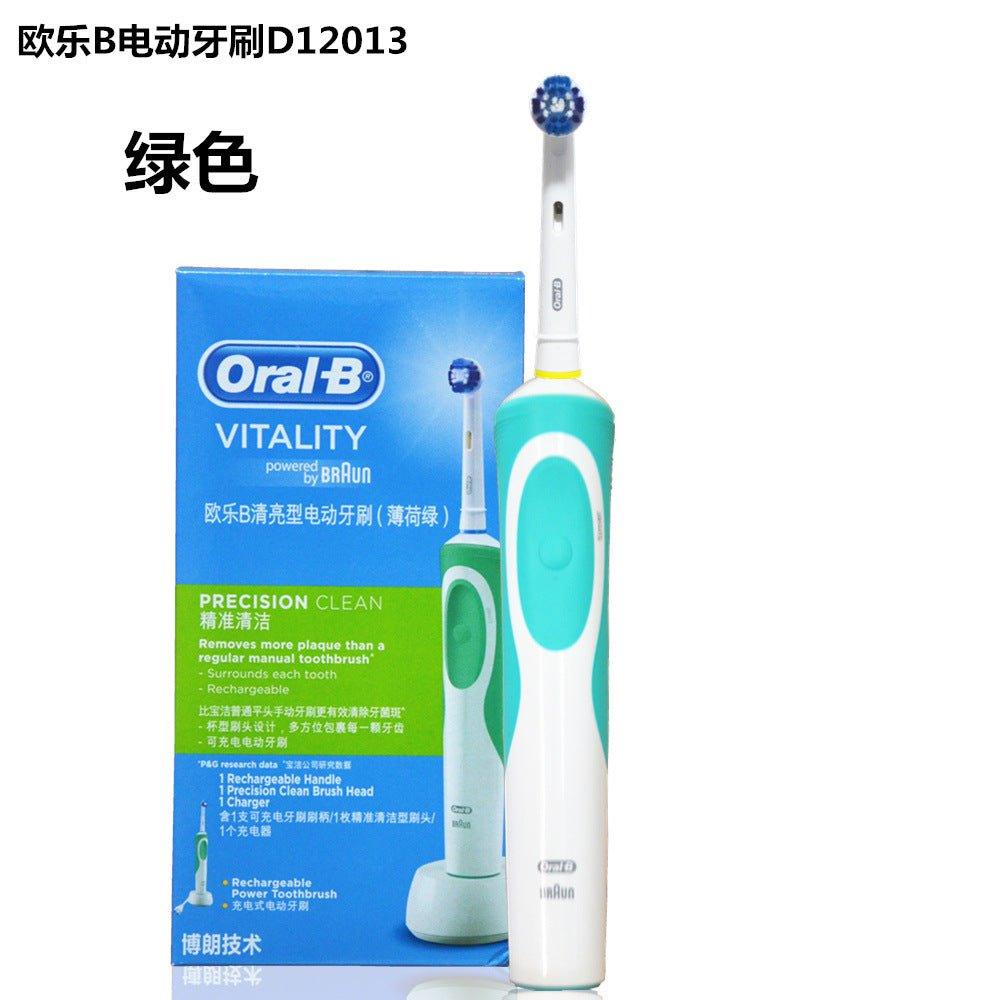 Cepillo de Dientes Electrico Oral B D12 y D100 Adulto Recargable Rotativo de Cerdas Suaves - Ciaespinoza.com