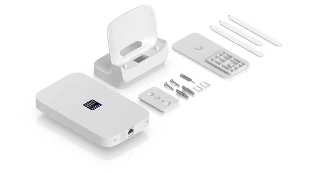 UniFi Módem 5G de Alto Rendimiento Hasta 3.4 Gbps para Implementaciones UniFi, Adopción Instantánea por Puerto PoE, Configuración Automática, Doble