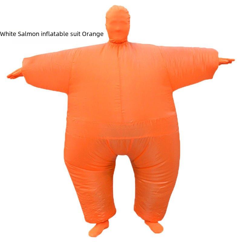 cosplay halloween pasarela disfraz de fiesta gordo traje inflable enmascarado - Ciaespinoza.com
