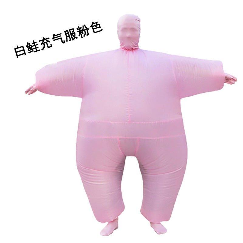 cosplay halloween pasarela disfraz de fiesta gordo traje inflable enmascarado - Ciaespinoza.com
