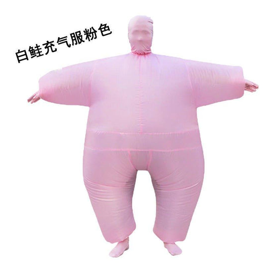 cosplay halloween pasarela disfraz de fiesta gordo traje inflable enmascarado - Ciaespinoza.com