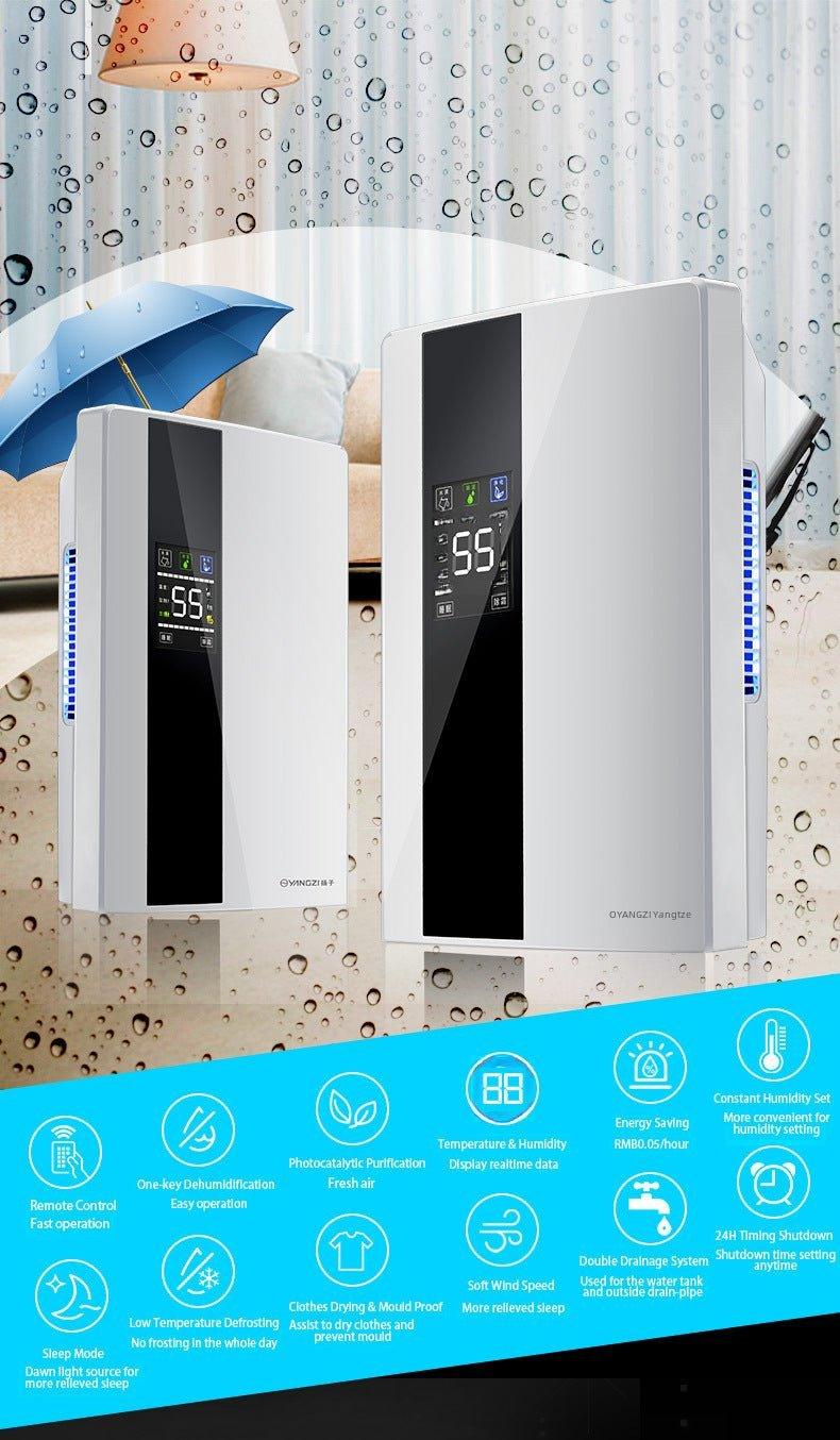 Deshumidificador y purificador de vapor para interiores, con deposito o manguera - Ciaespinoza.com