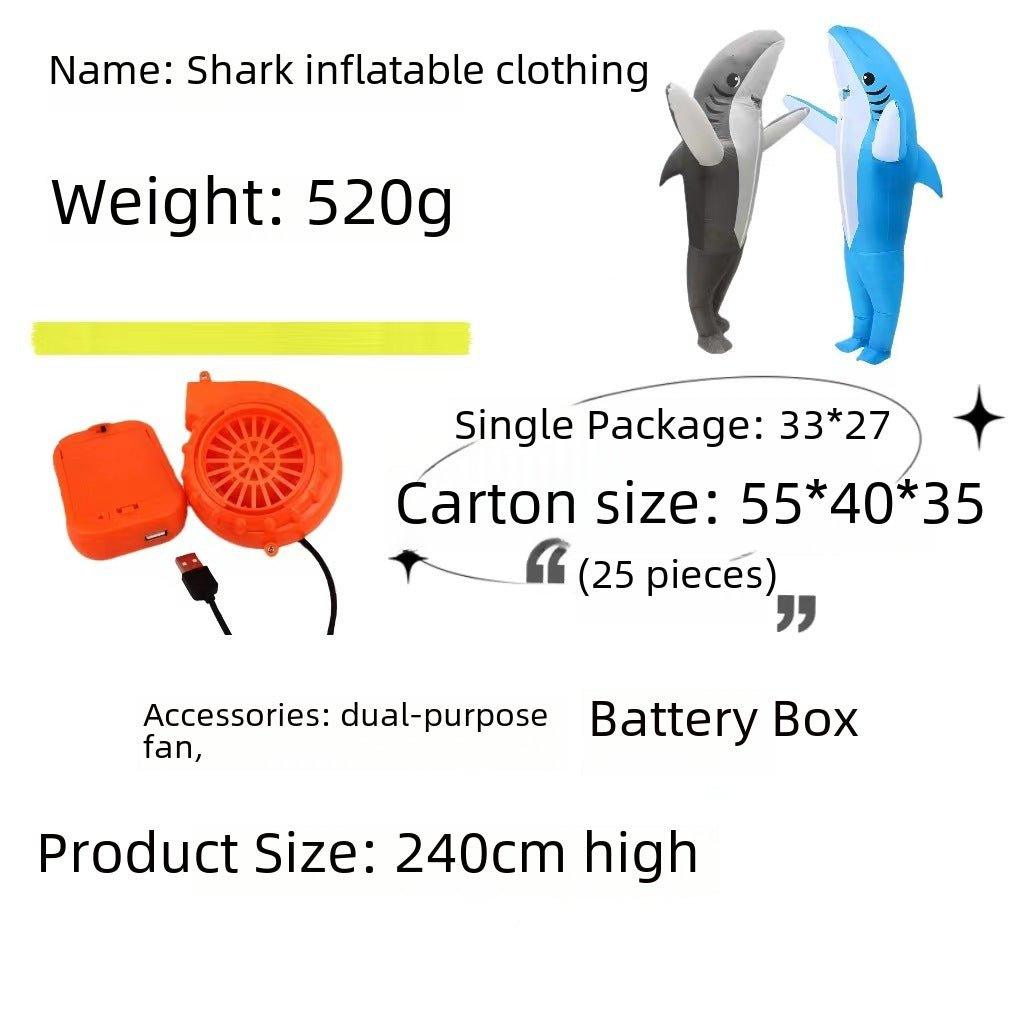 Disfraz de Tiburón Inflable - Ciaespinoza.com
