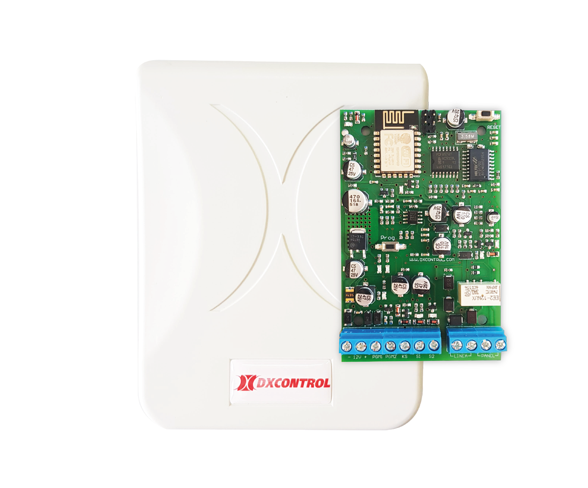 Comunicador Universal DX FULL WIFI / Control Total de Panel de Alarma / Activación Salidas Domóticas / Notificaciones PUSH / Programación Web
