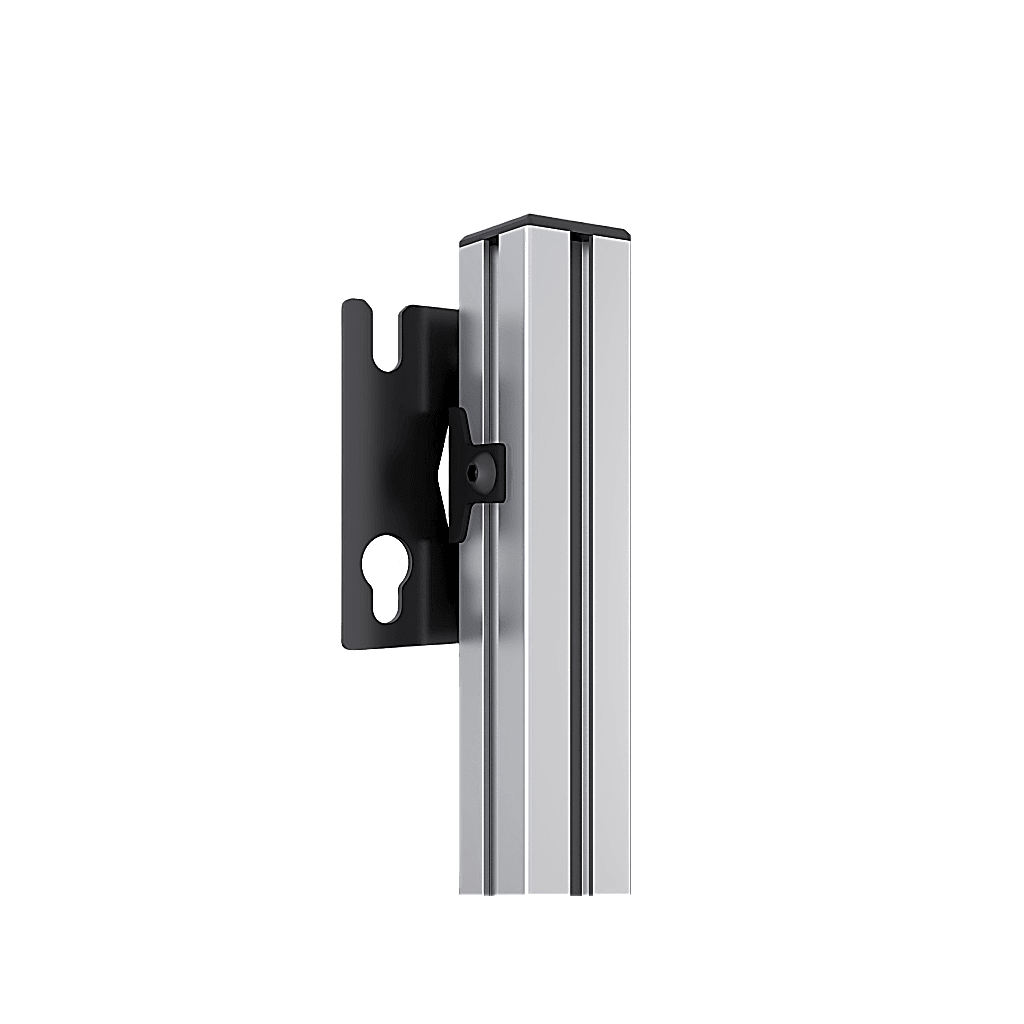 Accesorio_ Placa Adaptadora para Panel LED 30 x 15 mm | Incluye Tornillos y Tuercas | Dimensiones 70 x 90 x 2.5 mm | Diámetro de Perforación 8.5 mm |