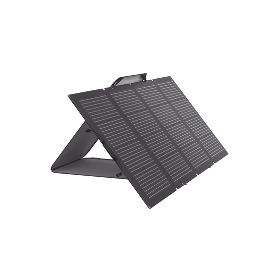 Módulo Solar Bifacial, Portátil y Flexible de 220W Recomendado para Estaciones Portátiles EFD330, EFD350 ó EFD500 / Ajuste de Ángulo / Carga