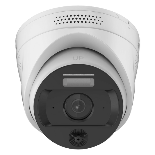 (HikFire) Cámara IP 4 Megapíxel / Detección de Temperatura sin Contacto / Exterior IP66 / Compatible con Hik-Connect / Micrófono y Bocina para Audio