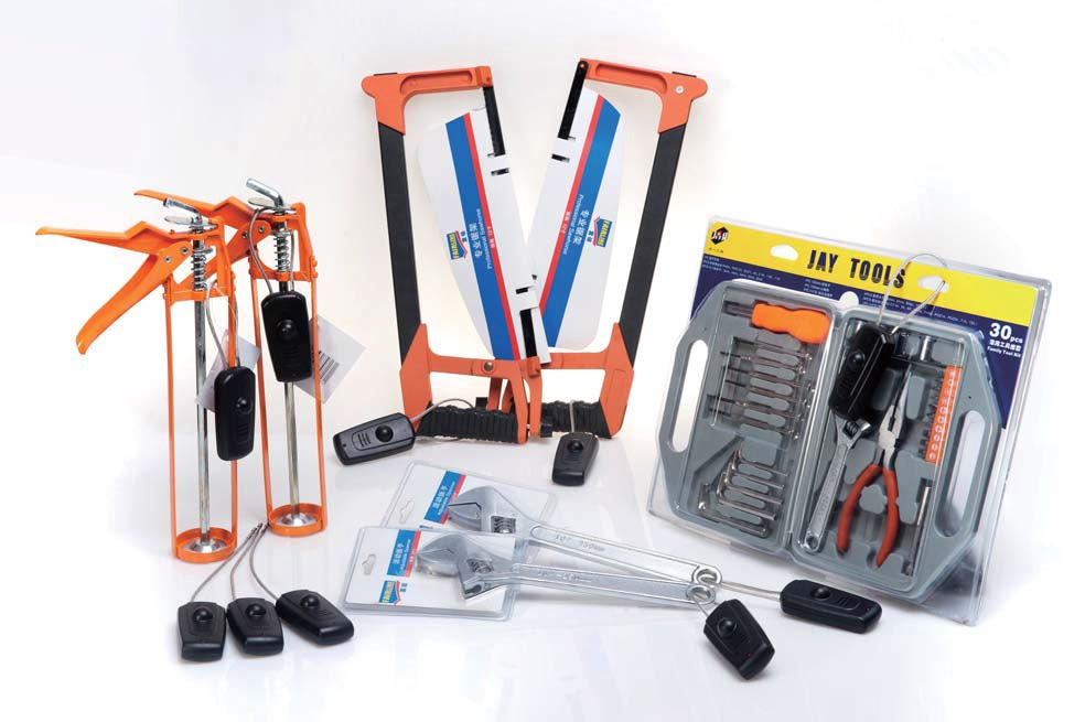 Tag Cable Multialarma para Protección de Herramienta, Alarma de 95dB al Cortar el Cable