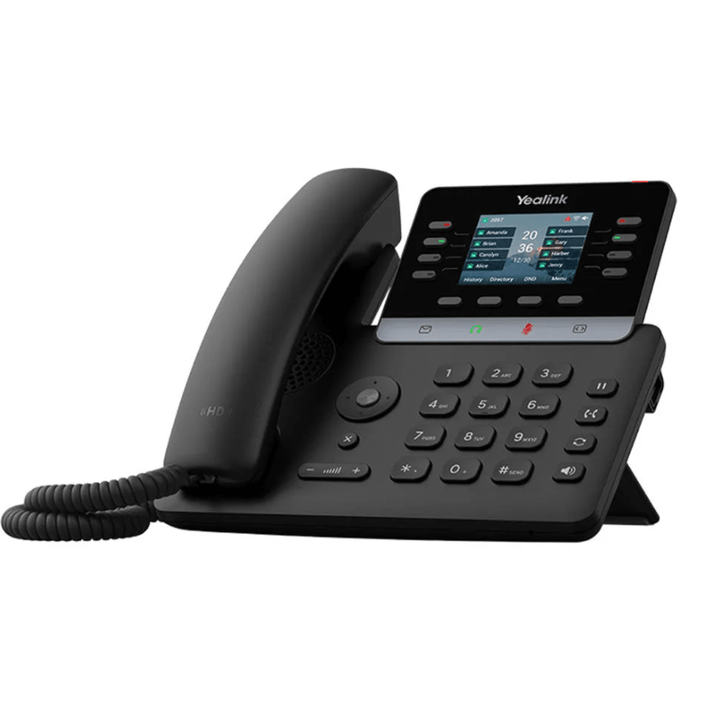 Teléfono IP Empresarial Yealink SIP-T73U Profesional con 12 Líneas SIP y Pantalla a Color