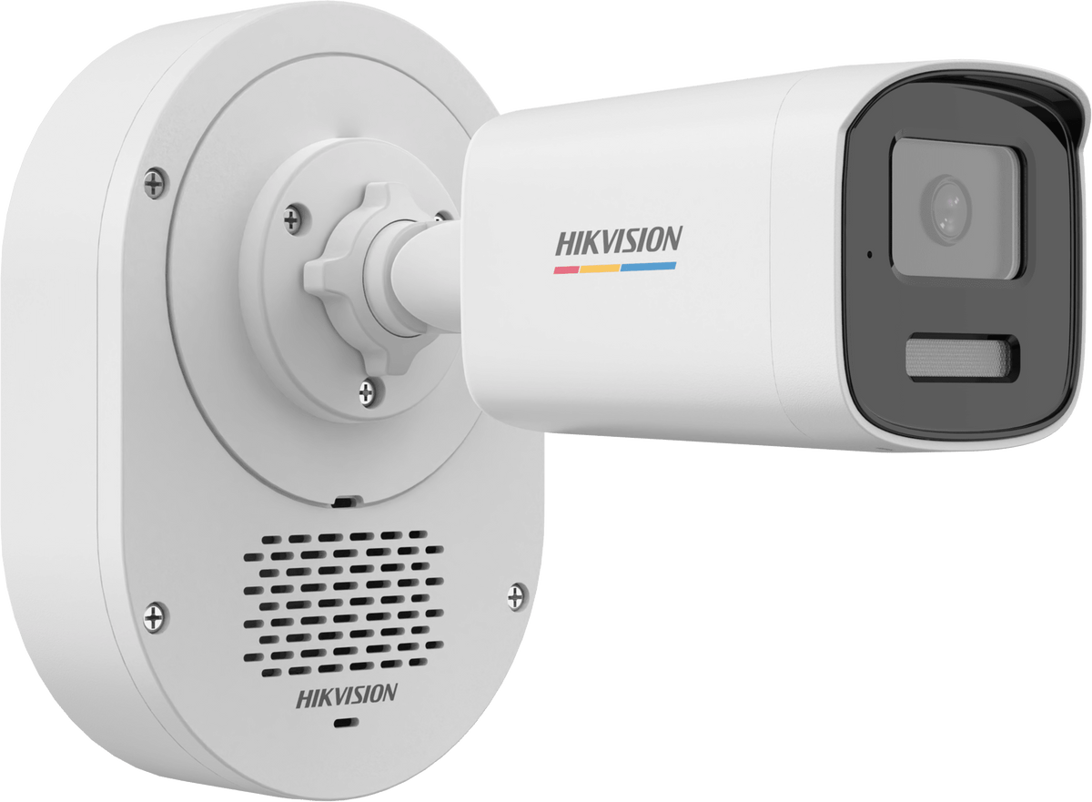 Bala IP 4 Megapixel / ColorVu 3.0 + SoundMax / Lente 4 mm / Dual Light 50 mts (164 ft) IR + Luz Blanca / Bocina + Micrófono Integrados / Luz
