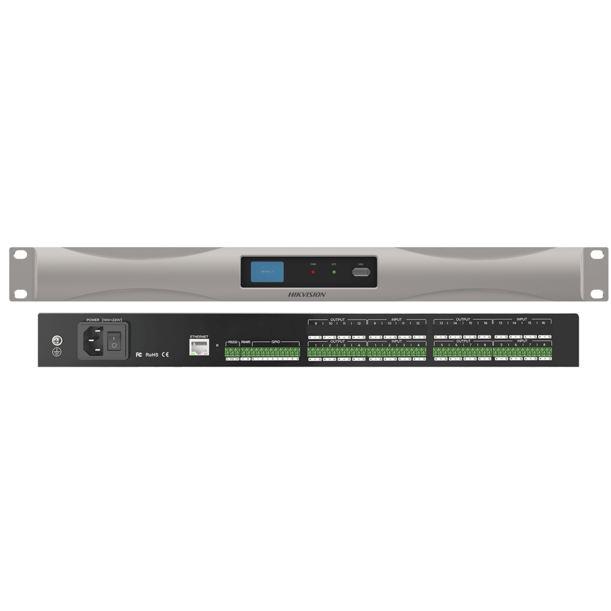 Procesador de Audio Digital / 8 Entradas / 8 Salidas / 32-bit DSP / 24 bit / 48 KHz / Matriz de Mezcla / 100 Escenas Almacenables / Interfaz Gráfica