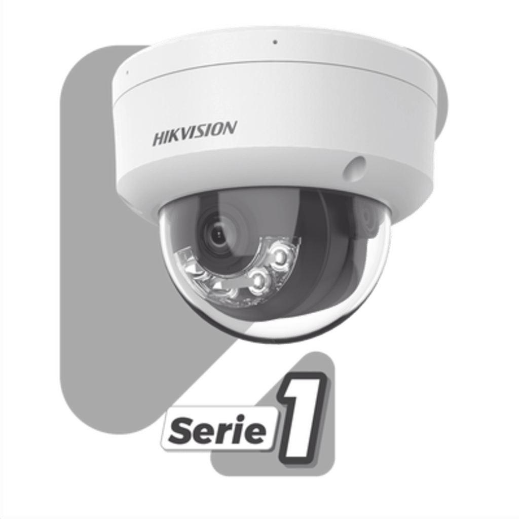Domo IP 4 Megapixel / Lente 2.8 mm / 30 mts IR / WDR 120 dB / Exterior IP67 / Hik-Connect P2P / H.265+ / PoE / ONVIF