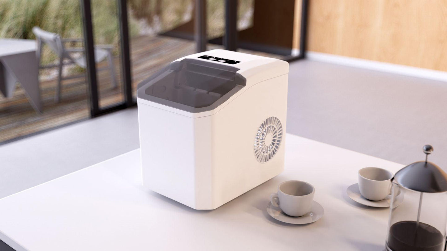 Máquina de hielo para el hogar, 12kg diarios de produccion - Ciaespinoza.com