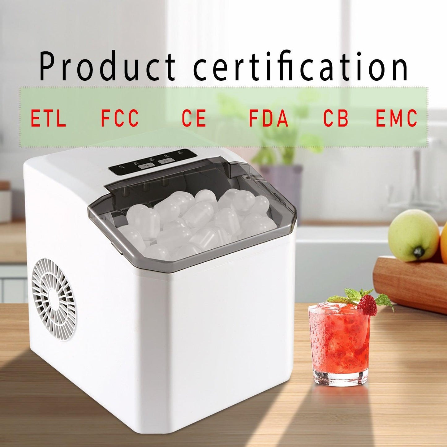 Máquina de hielo para el hogar, 12kg diarios de produccion - Ciaespinoza.com