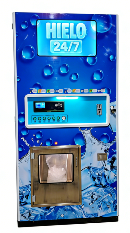 Máquina Expendedora de Hielo en Bolsa y Granel 180 kg/día