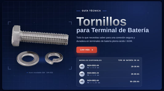 Batería AGM-VRLA Ciclo Profundo / 12 Vcc / 100 Ah / Carcasa UL94-HB / Terminales T4 / Aplicaciones Fotovoltaicas y de Emergencia