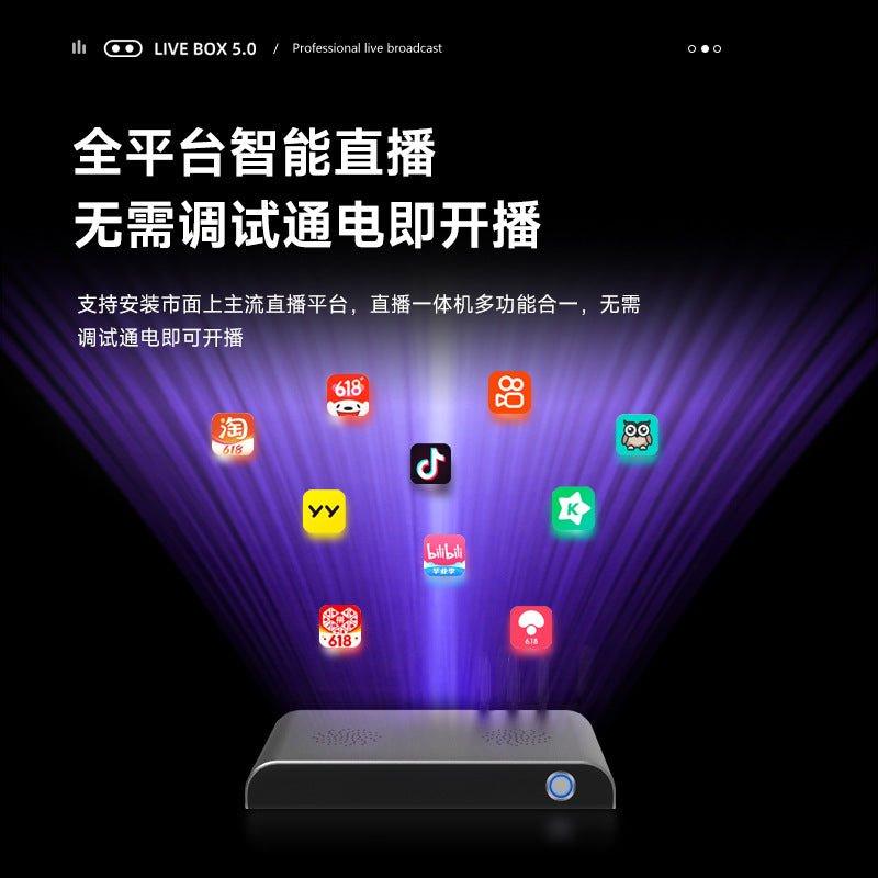 Pantalla con pc todo en uno de transmisión live streaming en vivo inteligente Proyección de Tiktok, Facebook, YouTube, Instagram, pantalla grande con fondo virtual - Ciaespinoza.com