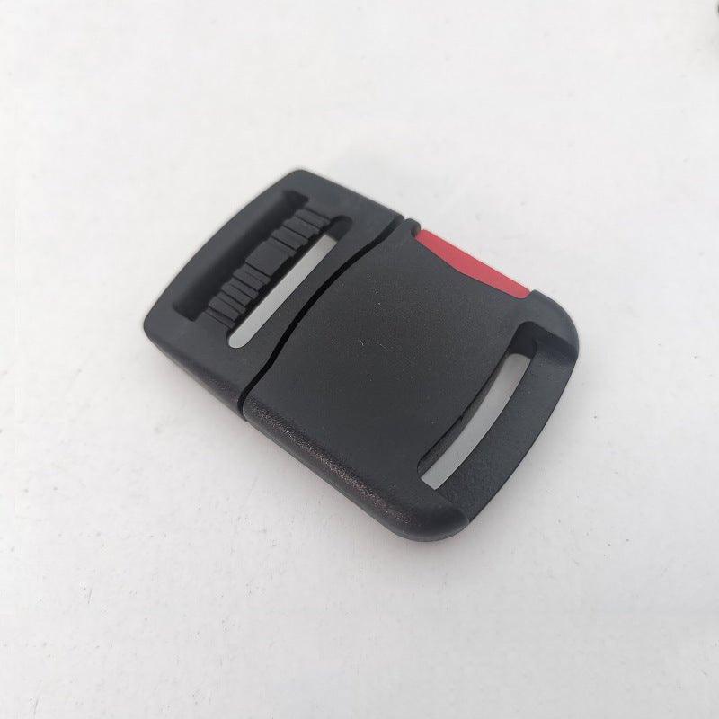 Paquete 2000 PCS de Hebilla lateral de plástico de seguridad para diversos usos negro con rojo - Ciaespinoza.com